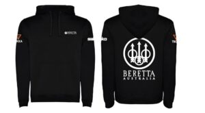 front and back of beretta hoodie
