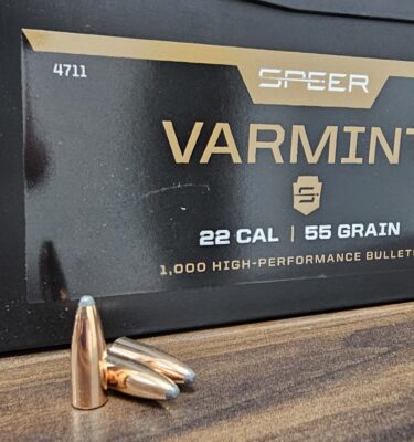 SPEER VARMINT 22CAL 55GR PROJECTILE VALUE PACK
