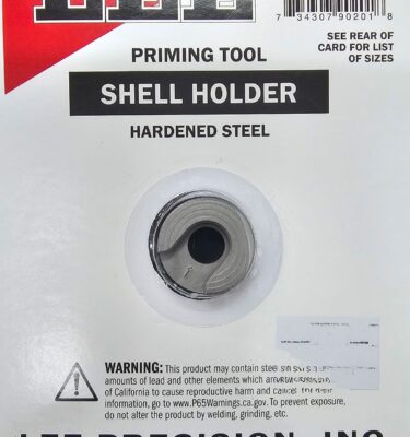 LEE PRIMING TOOL SHELL HOLDER
