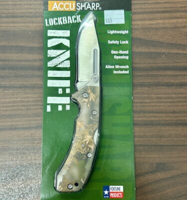 ACCUSHARP - LOCKBACK KNIFE CAMO