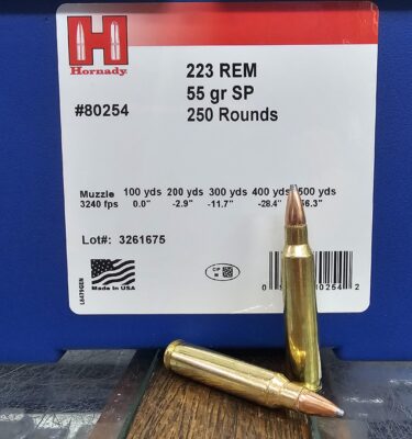HORNADY BULK AMMO-223REM 55GR SP