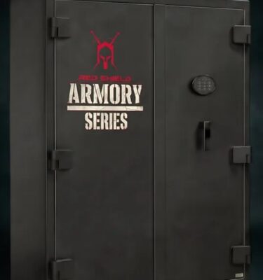 RED SHIELD 33 GUN DOUBLE DOOR SAFE